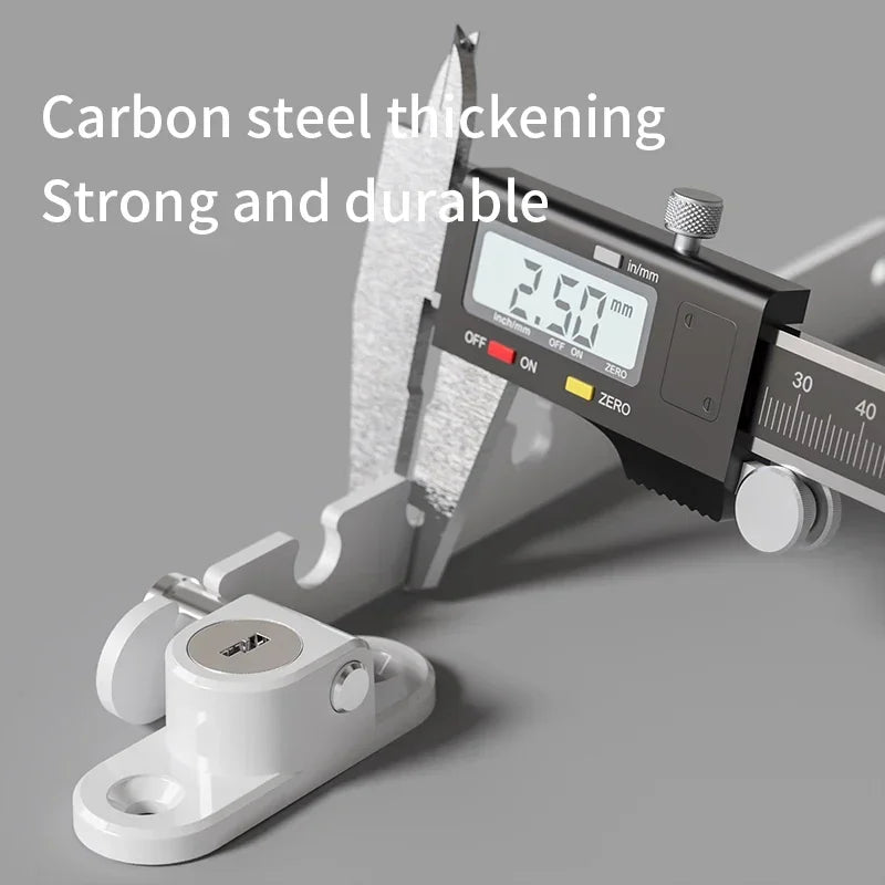 Adjustable Window Lock for Child Safety and Fall Prevention