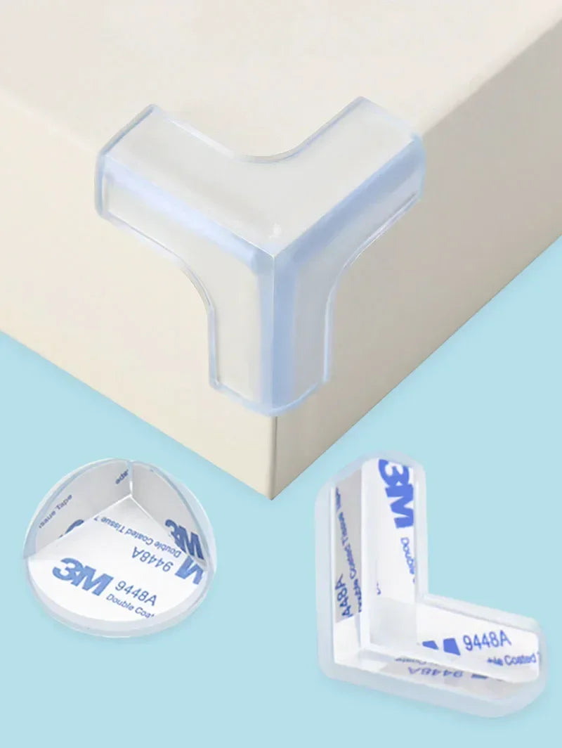 Silicone Corner Protectors for Baby Safety - 4 or 10 Pack