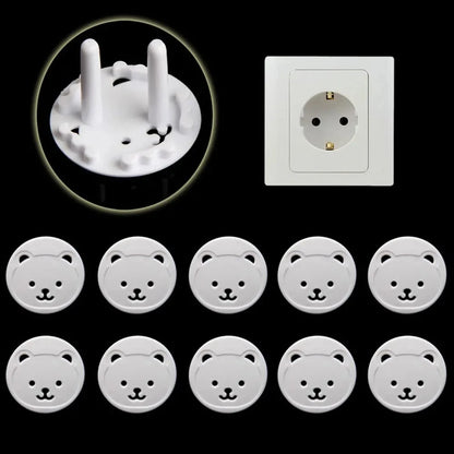 10 Pack Baby Safety Socket Covers for Child Protection