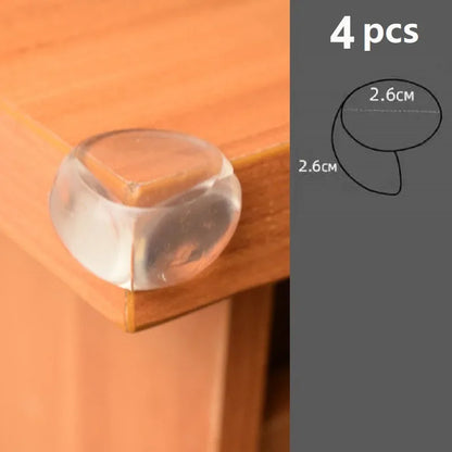 Silicone Table Corner Protectors for Kids - 4 Pack