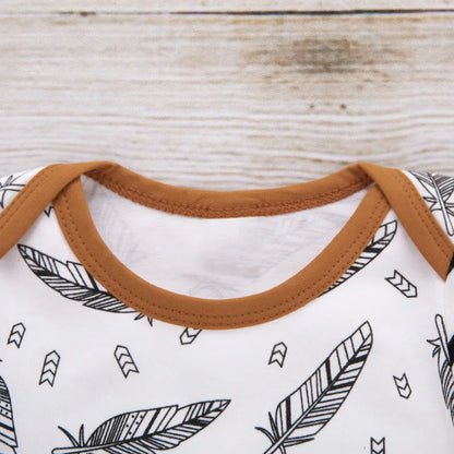 3-Piece Newborn Cotton Outfit Set for Autumn/Winter