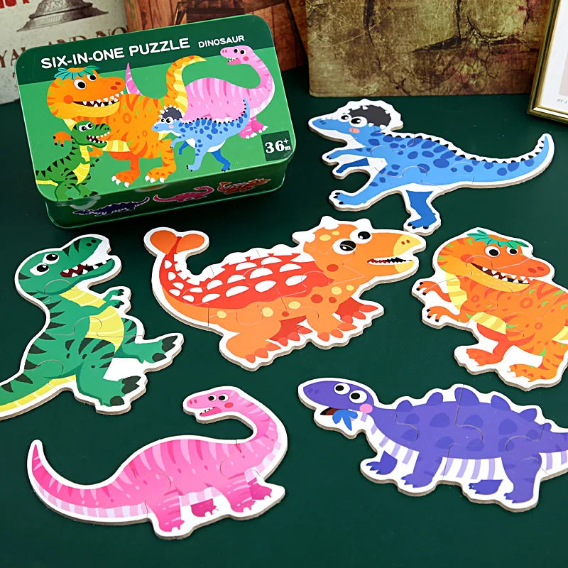 Alphabet and Number Wooden Puzzle for Toddlers 1-3 Years