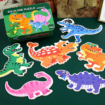 Alphabet and Number Wooden Puzzle for Toddlers 1-3 Years