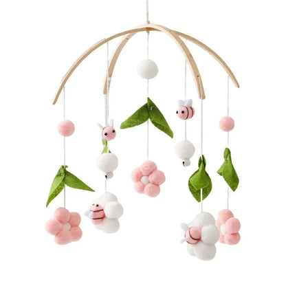 Musical Baby Cloud Rattle & Crib Mobile for Newborns