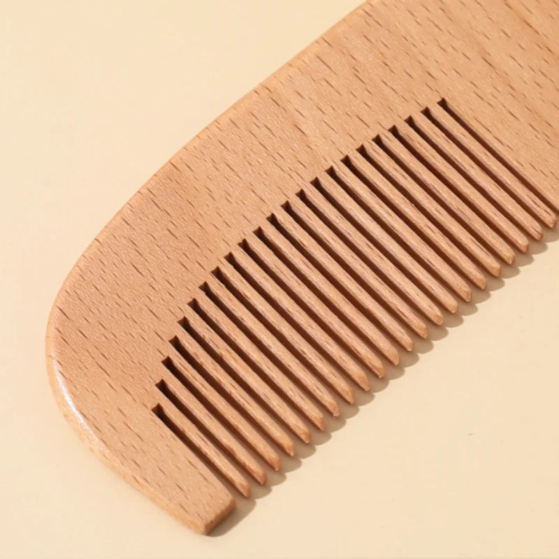 Baby Hairbrush and Ash Wood Comb Set for Gentle Care