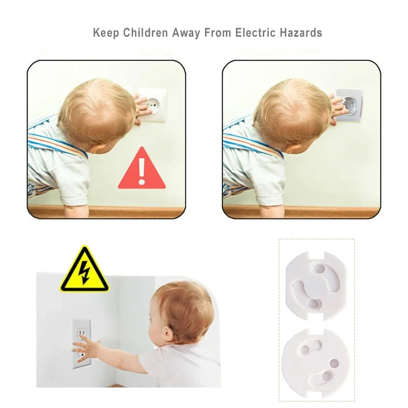10PCS Child Safety Socket Covers for Electric Outlets