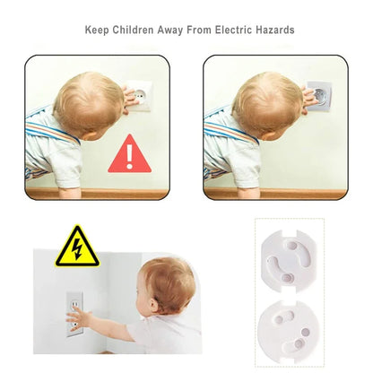 10PCS Child Safety Socket Covers for Electric Outlets