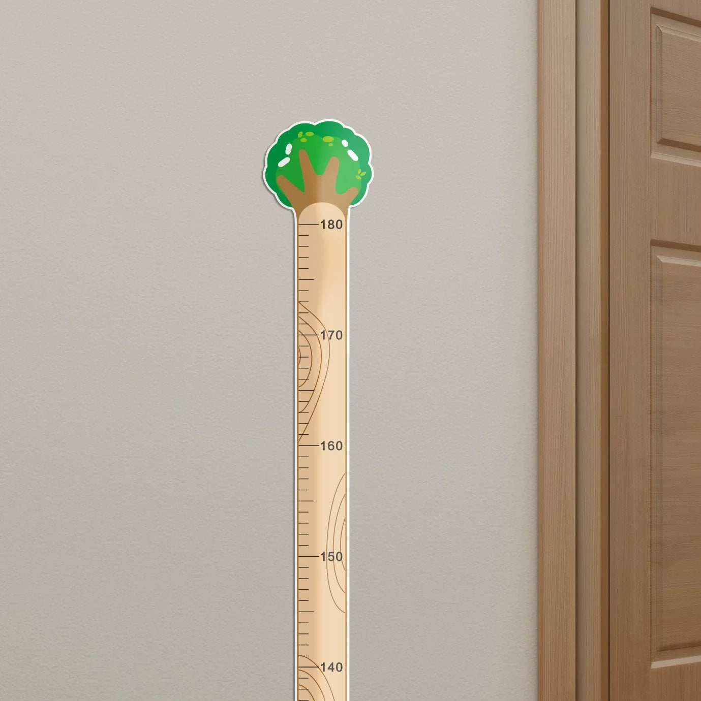 Giraffe Height Ruler Wall Sticker for Kids Nursery Decor