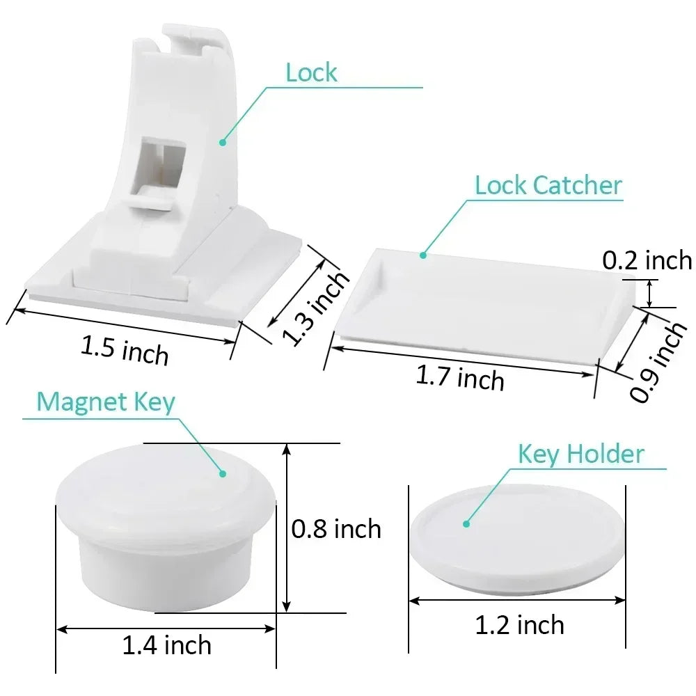 Magnetic Child Safety Lock for Drawers and Cabinets