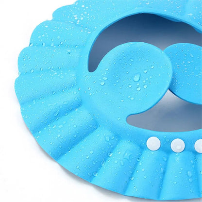 Kids Adjustable Hair Wash Shower Cap with Ear Protection