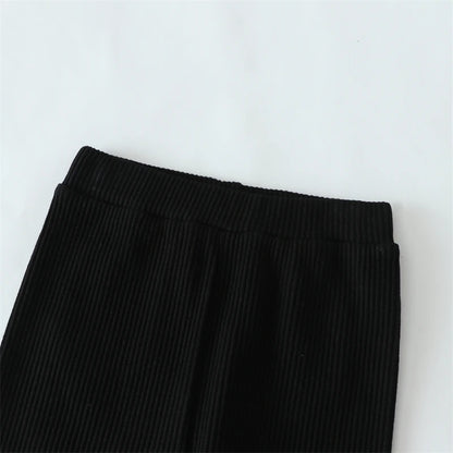 Cotton High Waist Leggings for Baby Girls and Boys