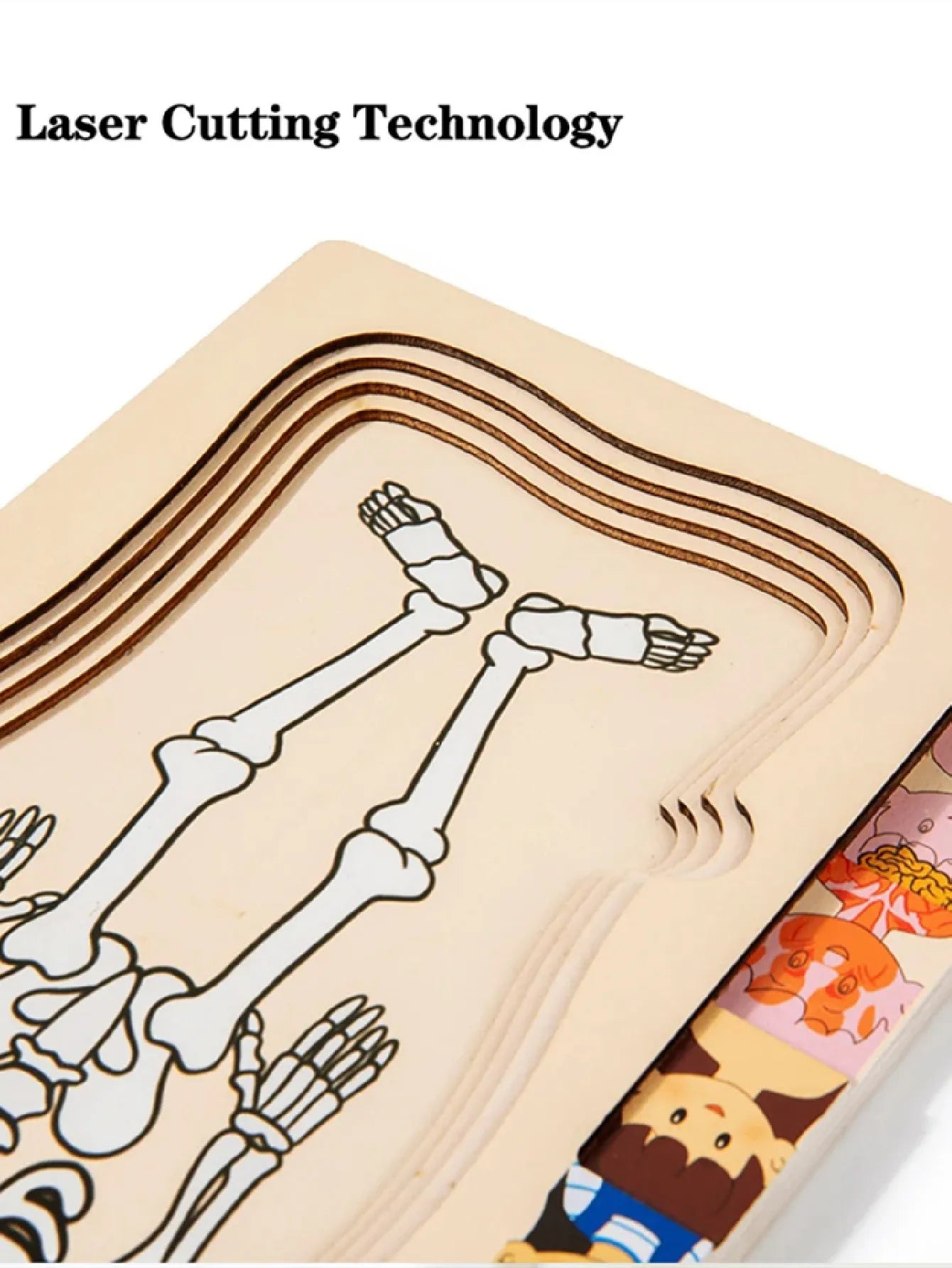Wooden Human Body Puzzle for Kids - Educational Learning Toy
