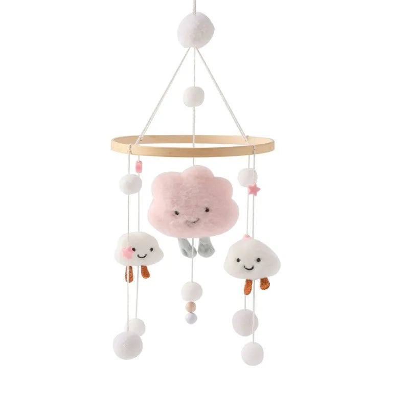 Musical Baby Cloud Rattle & Crib Mobile for Newborns