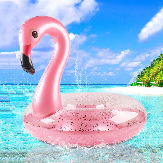Flamingo Inflatable Pool Float for Kids and Adults