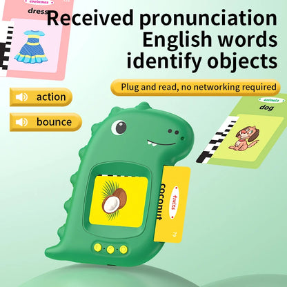Interactive Flash Card Machine for Kids with Audio Learning