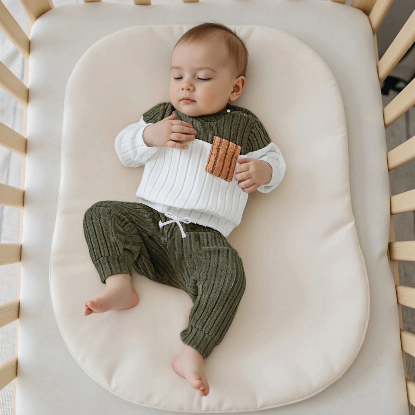 Toddler Boys Plush Pullover and Pants 2-Piece Winter Set