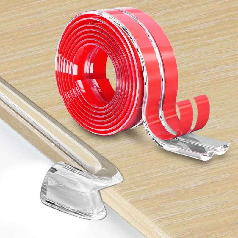 Clear Corner Protector Strip for Baby Safety - Self-Adhesive
