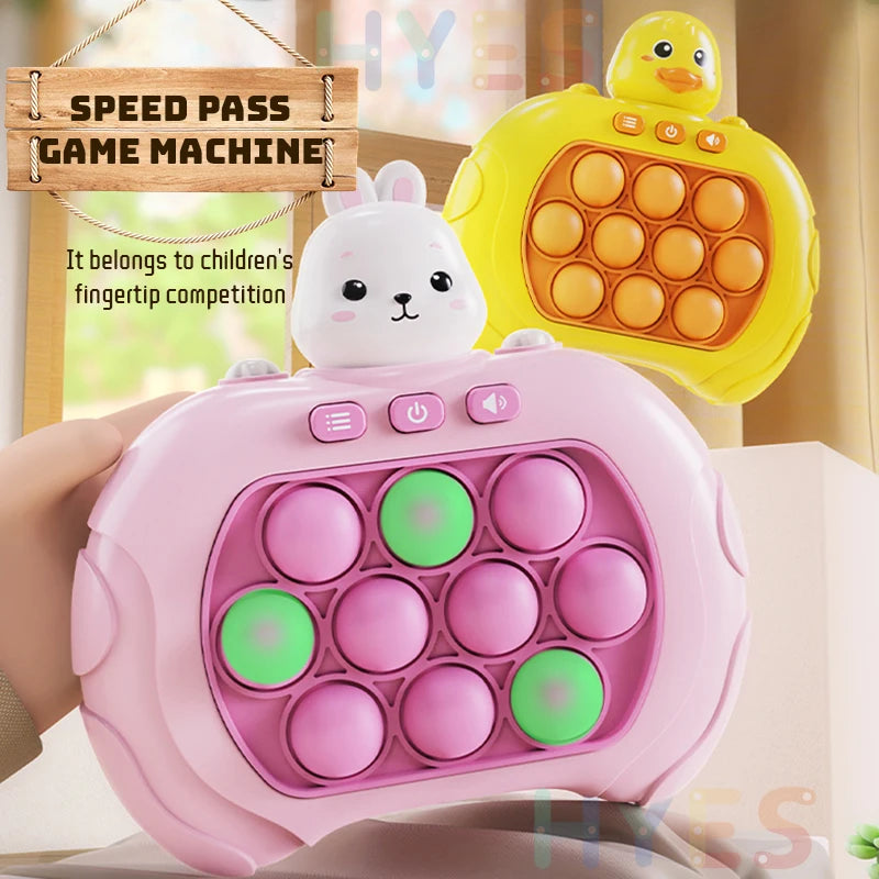Light-Up Fidget Bubble Game Toy for Kids and Adults