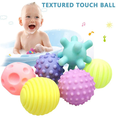Montessori Sensory Rattle Teether for Infants 0-12 Months