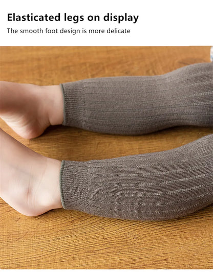 Cotton Stretch Leggings for Baby Boys and Girls (0-6 Years)