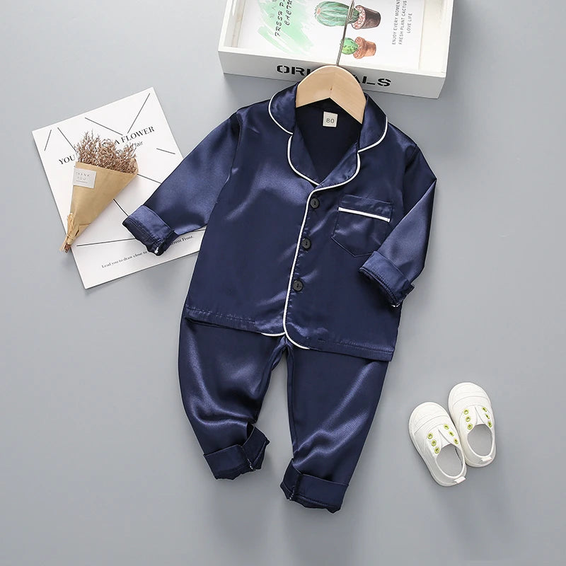 Baby Boys and Girls Long Sleeved Pajama Set 2-Piece Outfit