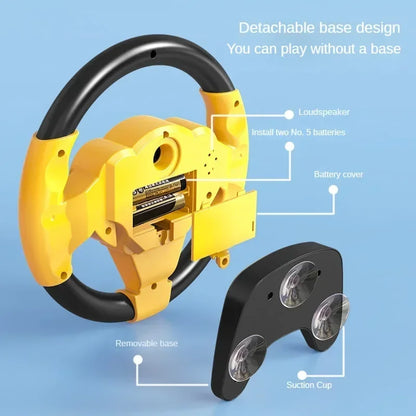 Kids Steering Wheel Toy for Early Education and Play