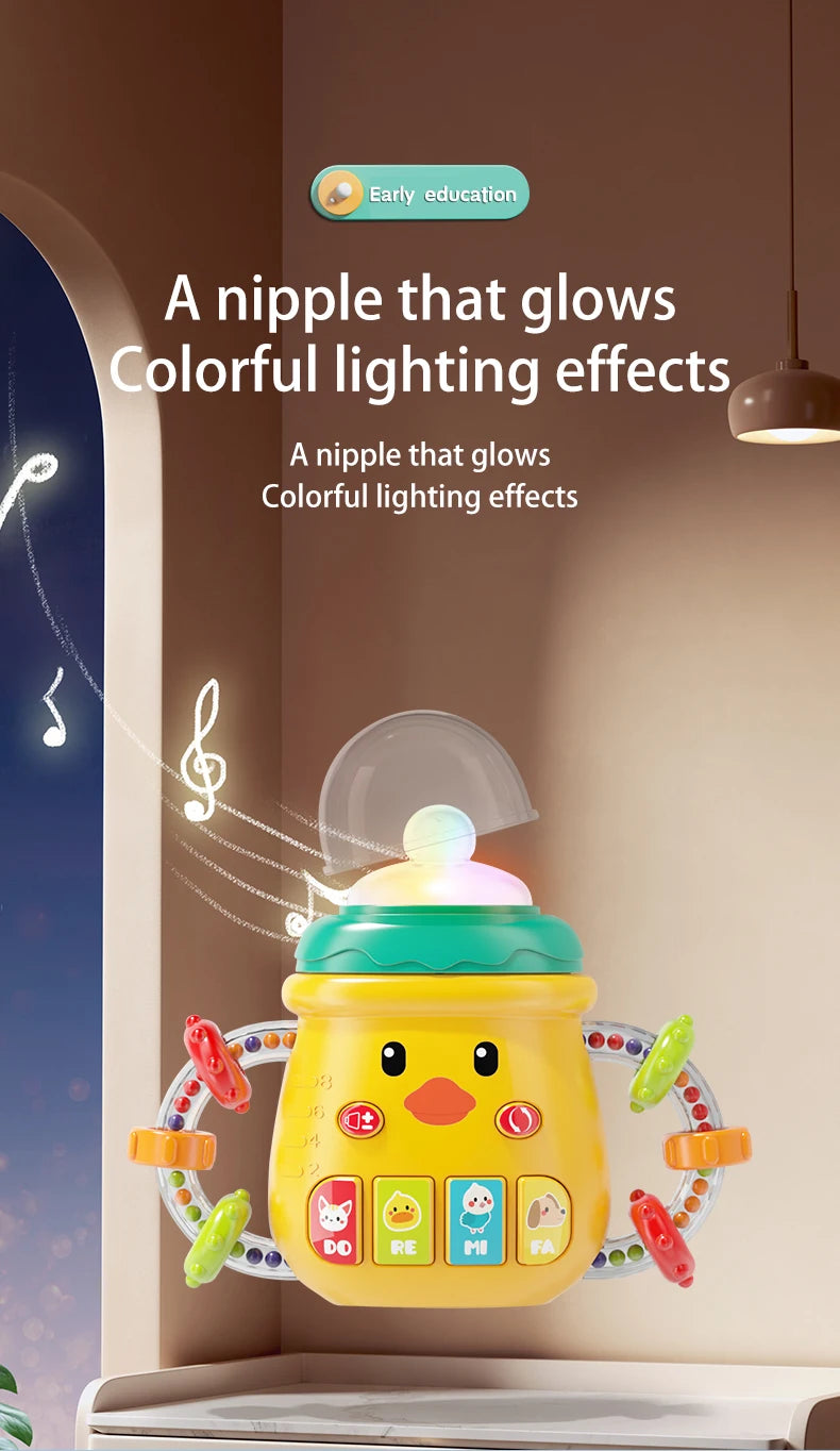 Musical Soothing Teether Rattle for Babies 0-12 Months