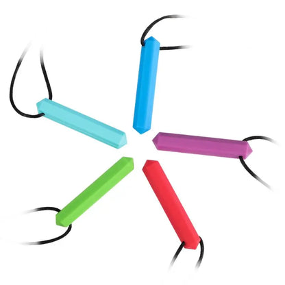 Silicone Chew Necklace for Kids with Autism and Sensory Needs