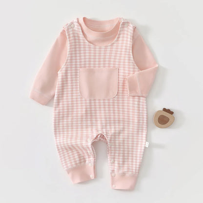 Autumn Baby Overalls and Long Sleeve Top Set for Kids