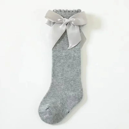 Red Bow Tie Knee High Socks for Infants and Toddlers