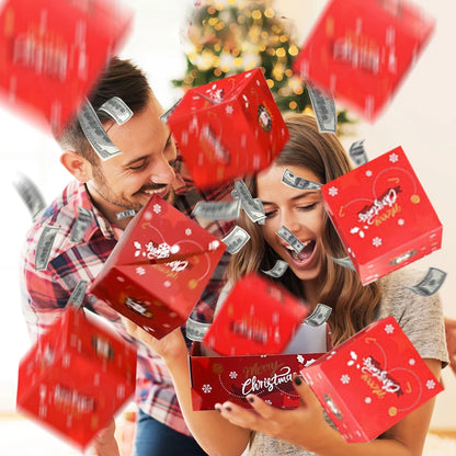 DIY Pop-Up Christmas Gift Box for Surprise Money or Gifts
