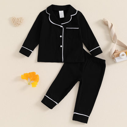 Toddler Fall Pajama Set for Boys and Girls - 10 Colors