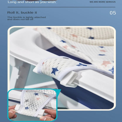 Adjustable Anti-Slip Baby Bath Cushion and Pillow Mat