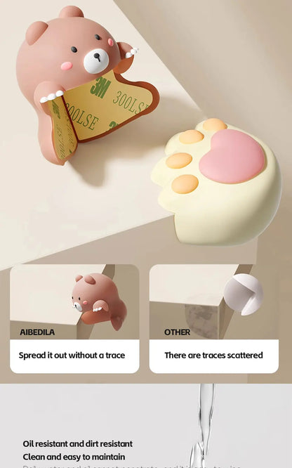 Silicone Corner Protectors for Baby Safety - Cute Cartoon Design