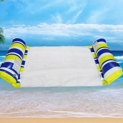 Inflatable Hammock Pool Float - Two Tube Folding Design