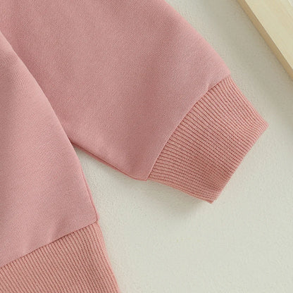 Newborn Long Sleeve Sweatshirt and Pants Set for Fall