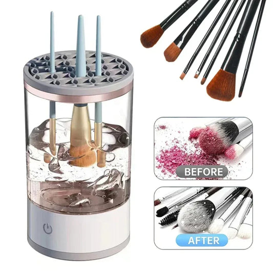 Electric Makeup Brush Cleaner & Quick Dry Spinner Tool