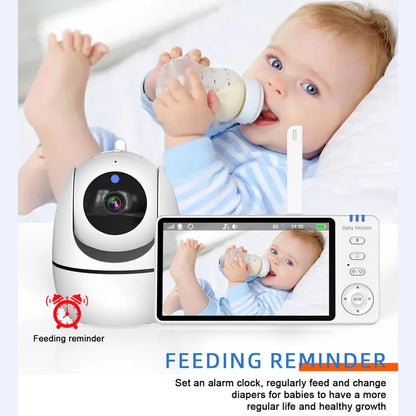 5" Wireless Video Baby Monitor with Night Vision & Two-Way Audio