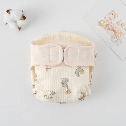 Summer Cotton Reusable Baby Training Pants with Cartoon Design