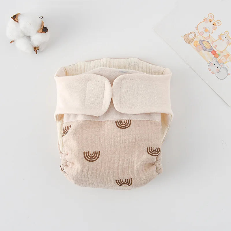 Summer Cotton Reusable Baby Training Pants with Cartoon Design