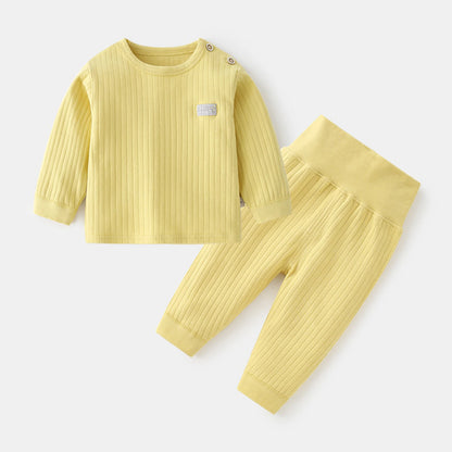 Thermal Pajama Set for Baby Boys and Girls in Candy Colors