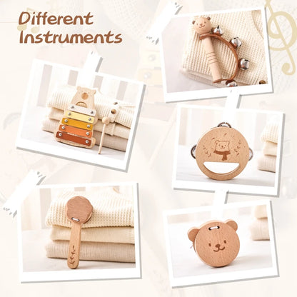 Wooden Xylophone Musical Toy for Babies 0-3 Years