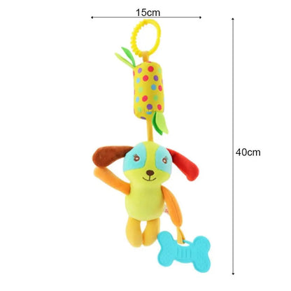 Baby Rattle Teether Toy with Music and Grip Training Giraffe