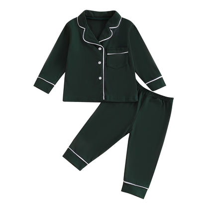 Toddler Fall Pajama Set for Boys and Girls - 10 Colors