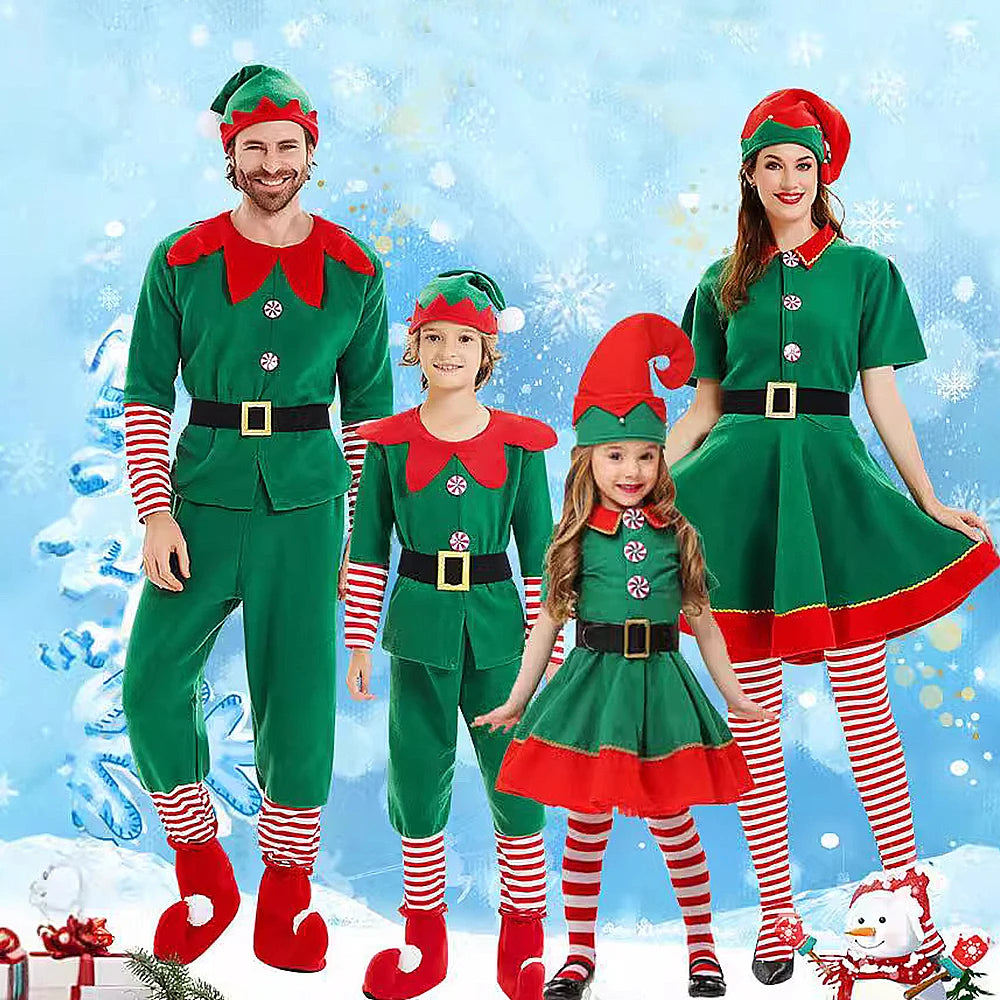 Baby Christmas Outfit - Elf on the Shelf Costume for Babies & Kids | Family Christmas Costume Set