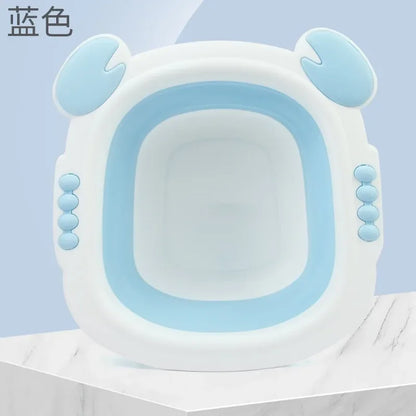 Foldable Baby Bath Tub for Travel - Lightweight & Compact