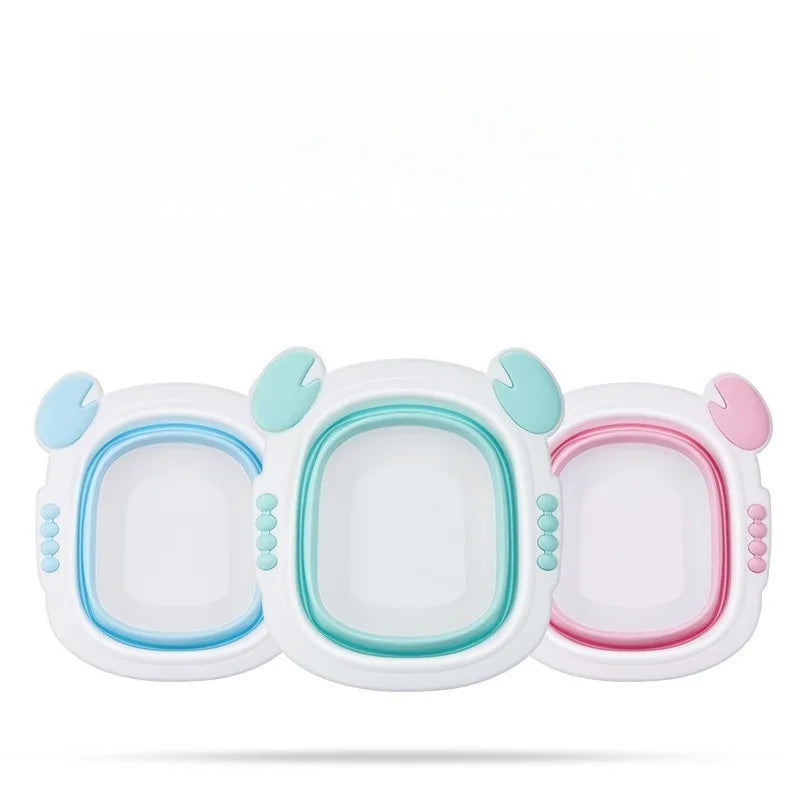 Foldable Baby Bath Tub for Travel - Lightweight & Compact