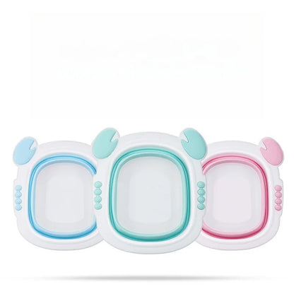 Foldable Baby Bath Tub for Travel - Lightweight & Compact