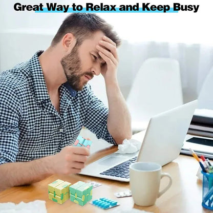Anti-Stress Infinite Flip Cube for Adults and Kids