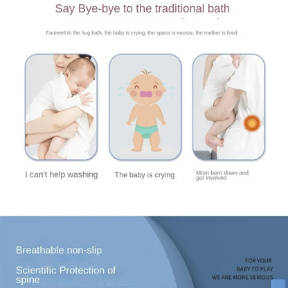 Adjustable Anti-Slip Baby Bath Cushion and Pillow Mat